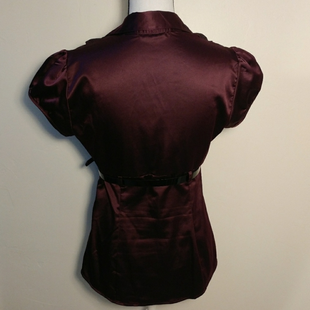 Dressy Silk Blouse & Belt - Picture 3 of 5